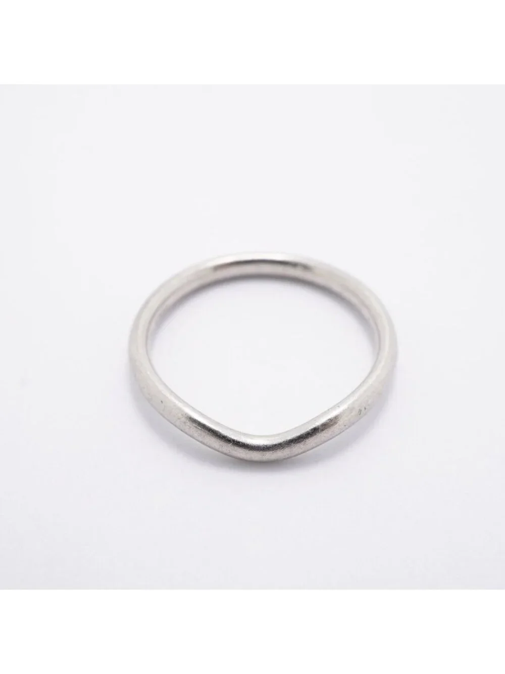 Tiffany & Co Ring Curved Band Platinum